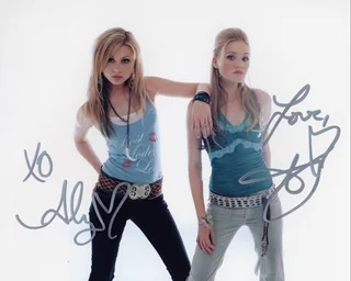 Aly & AJ autograph