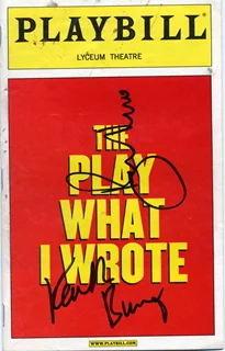 The Play What I Wrote autograph