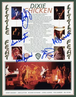 Little Feat autograph