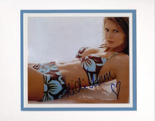 Heidi Klum autograph