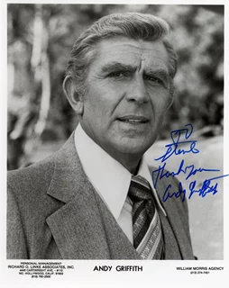 Andy Griffith autograph