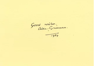 Alec Guinness autograph