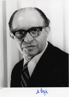 Menachem Begin autograph