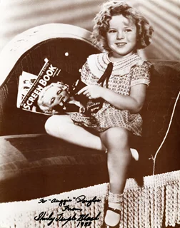 Shirley Temple autograph