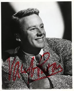 Van Johnson autograph