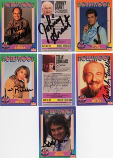 Hollywood Walk of Fame Cards autograph