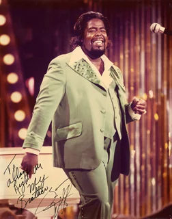 Barry White autograph