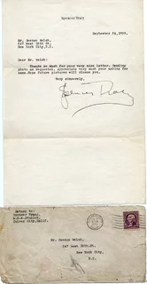 Spencer Tracy autograph