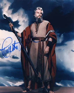 Charlton Heston autograph