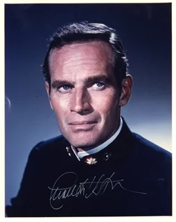 Charlton Heston autograph