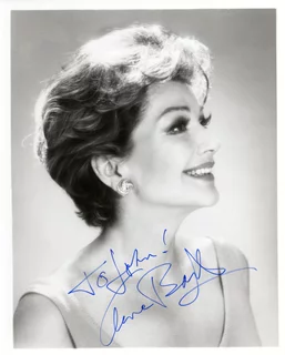 Anne Baxter autograph