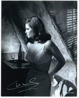 Claudia Cardinale autograph