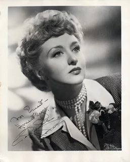 Celeste Holm autograph