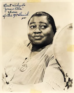 Hattie McDaniel autograph
