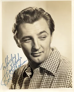 Robert Mitchum autograph