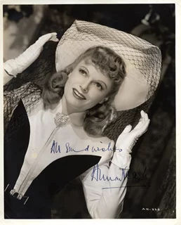 Anna Neagle autograph