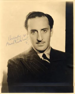 Basil Rathbone autograph