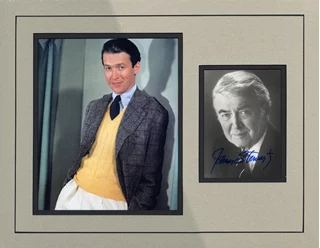 James Stewart autograph