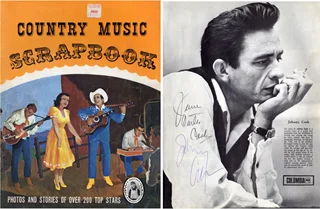 Johnny & June Carter Cash autograph