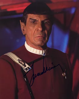 Leonard Nimoy autograph