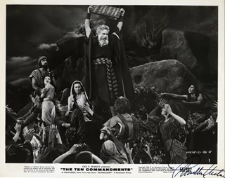 Charlton Heston autograph
