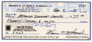 Nick McDonald autograph