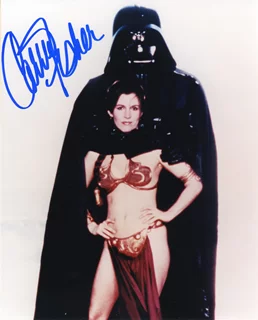 Carrie Fisher autograph