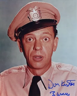 Don Knotts autograph