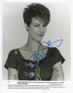 Jamie Lee Curtis autograph