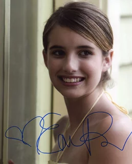 Emma Roberts autograph