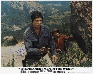 Charles Bronson autograph