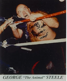 George Steele autograph