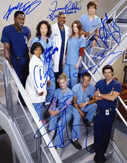 Grey's Anatomy autograph