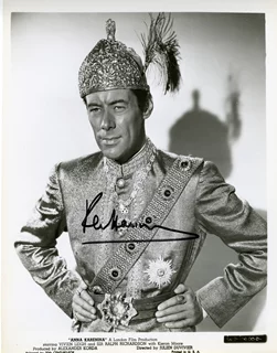 Rex Harrison autograph