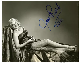 Jane Russell autograph