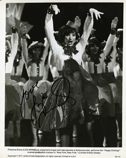 Liza Minnelli autograph
