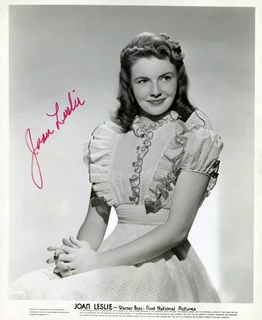 Joan Leslie autograph