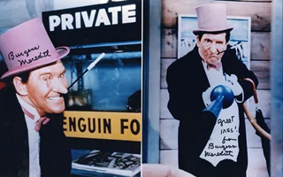 Burgess Meredith autograph