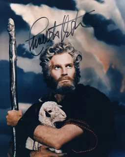 Charlton Heston autograph