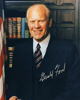 Gerald Ford autograph