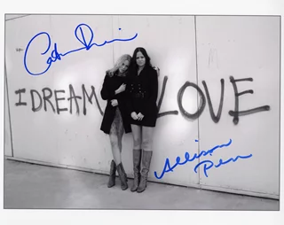 The Pierces autograph