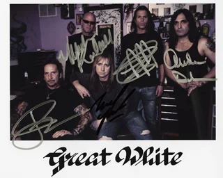 Great White autograph