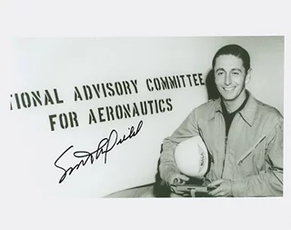Scott Crossfield autograph