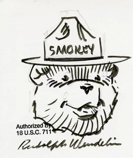 Rudolph Wendelin autograph