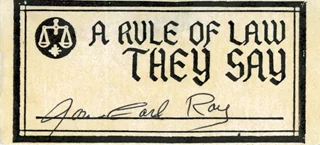 James Earl Ray autograph