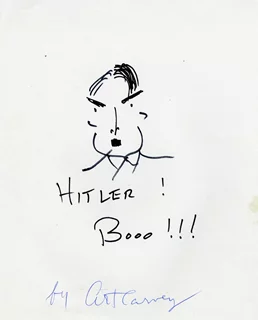 Art Carney autograph