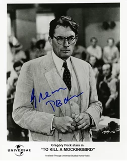 Gregory Peck autograph