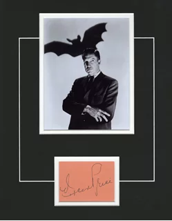 Vincent Price autograph