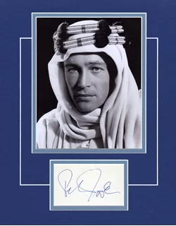Peter O'Toole autograph