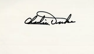 Charlie Duke autograph
